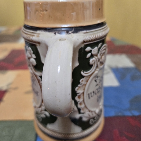 GERMAN BEER STEIN MADE IN GERMANY 8"TALL - Picture 2 of 6